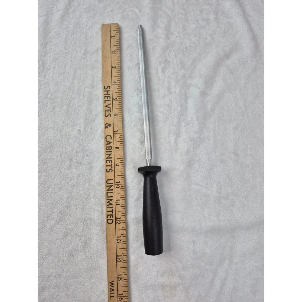 Wusthof Honing Steel OS Silver Sharpening Rod Solingen Steel‎ Excellent